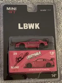 ミニカー MiNiGT LBWORKS Nissan GT-R candy pink Mini GT No.29 LB Works Shop Exclusive Nissan GT-R Candy Pink