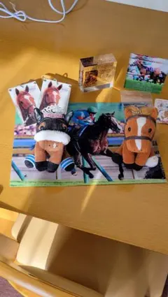 競馬 馬のぬいぐるみセット