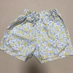 花柄ハーフパンツ 100cm