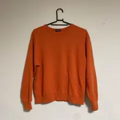 早い者勝ち！OLD UNIQLO オレンジ スウェット Lサイズ 90s