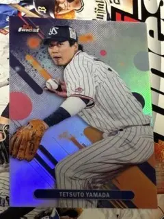 topps finest npb 2025 山田哲人 リフラクターカード