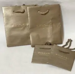 新品BVLGARIブルガリ ショップ袋４点セット ショッパーセット