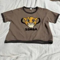リトシー　110cm シンバワッフルTシャツ　ライオンキング　ディズニー