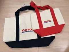 2時間限定最終値下げ新品未使用　COSTCO キャンバストートバッグ2個セットのサムネイル