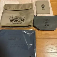 リンネル11月号付録 ミニオンズ おしゃれなペーパーバッグ風保冷保温ポーチセット