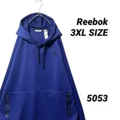 Reebok 3XL 풀오버 파커 후디 블루 리복