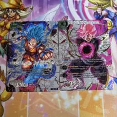 ドラゴンボール超 海外 孫悟空 VS ゴクウブラック 箔押し有り プロモ