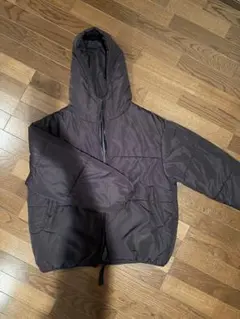 フード付き中綿ジャケット ブラック Mサイズ