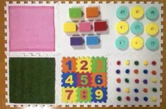 センサリーマット＊6枚セット＊恐竜 足育 感触あそび＊室内あそび