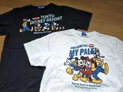 ☆ディズニーシーで購入☆Tシャツ×２枚セット☆LL☆おそろ☆