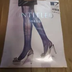 UNTITLED チェック柄ストッキング M-L