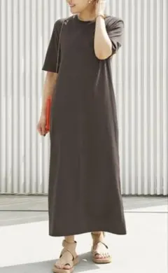 訳あり美品 Deuxieme Classe jobsドレス ワンピース ブラウン 訳あり美品 Deuxieme Classe jobsドレス ワンピース ブラウン 訳