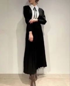 anuans カットジョーゼットミニワンピース カーディガン - メルカリ