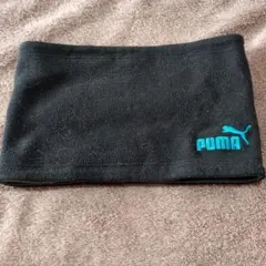 PUMA フリース ネックウォーマー黒　子供用