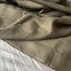 たぶんワッシャー?和風なグリーン系鶯色系?★くったりイイ感じの風合い麻100%