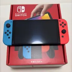 Nintendo Switch 有機ELモデル 青/赤 ケース付