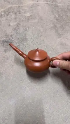 茶色 陶器 小型急須