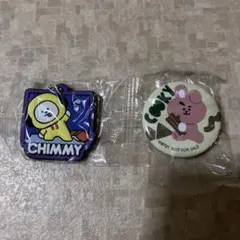 BT21 ラバーマスコット　缶バッジ　くら寿司