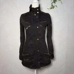 ダークコアy2kグランジギミックパンク　ミリタリージャケット