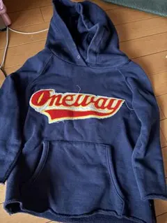 Oneway ネイビー パーカー Fサイズ