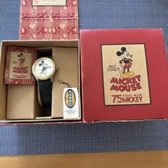 75周年　ミッキー 腕時計アナログ