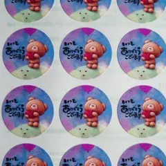 風船くまさん⑤『いつもありがとうございます』シール♥1シート48枚