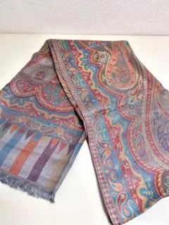 ETRO エトロ シルク100% 薄手ペイズリー柄 ストール - メルカリ