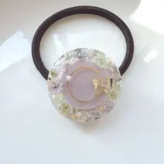 レジンヘアゴム　ピンク　桜　かすみ草　春　シンプル レジンヘアゴム ピンク 桜 かすみ草 春 シンプル 2 - メルカリ