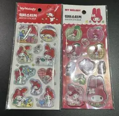 韓国限定 サンリオ マイメロ 50周年 レトロウォーターシール マイメロディ