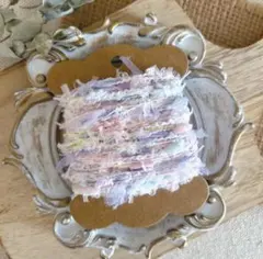 ながさたっぷり引き揃え糸 5m ファンシーヤーン ゆめかわ 素材糸t