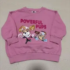 パウパトロール　トレーナー　裏毛　スカイ　リバティ