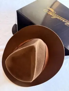 ♡ アンティーク　ハットボックス　シルクハット　山高帽　ボルサリーノ　イタリア ♡ アンティーク ハットボックス シルクハット 山高帽 ボルサリーノ