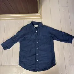 AUTHENTIC WEAR ダークブルー ボタンダウンシャツ