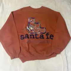 古着　santafe 刺繍入りスウェット