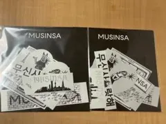 新品　ZOZOフェス　グッズ　特典　MUSINSA　ステッカー　シール　セット
