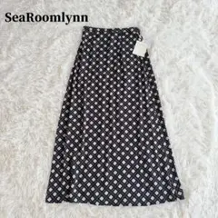 タグ付き 未使用✨SeaRoomlynn サテン チェック ロングスカート Mのサムネイル