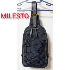 【美品】 MILESTO ミレスト スリングパックバッグ ボディバッグ