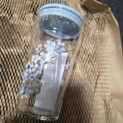 スタバ SAKURA 2026 グラス タンブラー エアリー ブルー 473ml