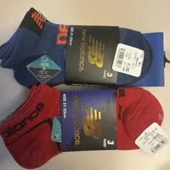 new balance キッズ靴下 6足セット 21-23cm