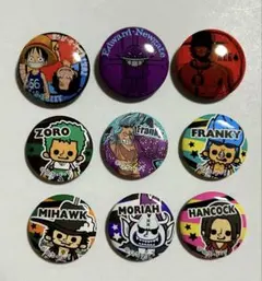 ONE PIECE ワンピース　缶バッチ　9個セット