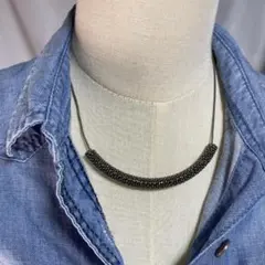 【レトロ】シンプル バーネックレス