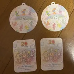 ディズニー　カラフルハピネス　ステッカー　シール　タグ　ダッフィー　リーナベル