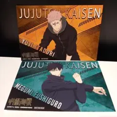 呪術廻戦 ビジュアルカード 虎杖悠仁 伏黒恵 2枚セット