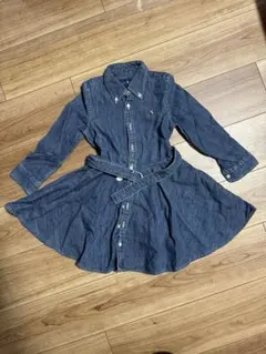Ralph Lauren デニム長袖ワンピース
