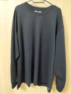 UNIQLO U エアリズムコットンクルーネックTシャツ 3XL 長袖　黒