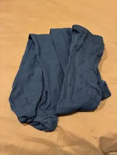 掃除用　ネイビー リブ編み ストッキング　タイツ