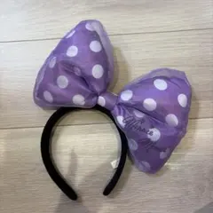 東京ディズニーリゾート ミニー カチューシャ パープル