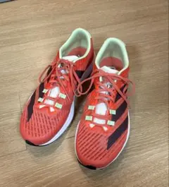シ*ン様 adizero ランニングシューズ レッド