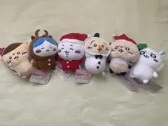 ちいかわ クリスマス マスコット6種セットコンプリートのサムネイル