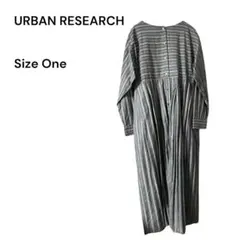 URBAN RESEARCH DOORS ストライプシャツワンピース 美品One